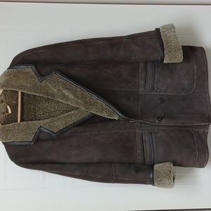 100% 🐑 sheep fur  men jacket Size M
